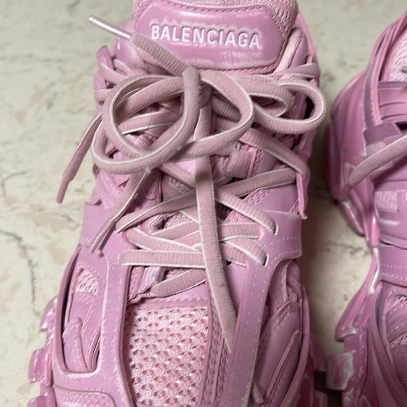 Balenciaga track sneakers faded Pink Size 8 Euro 38 - Picture 16 of 17